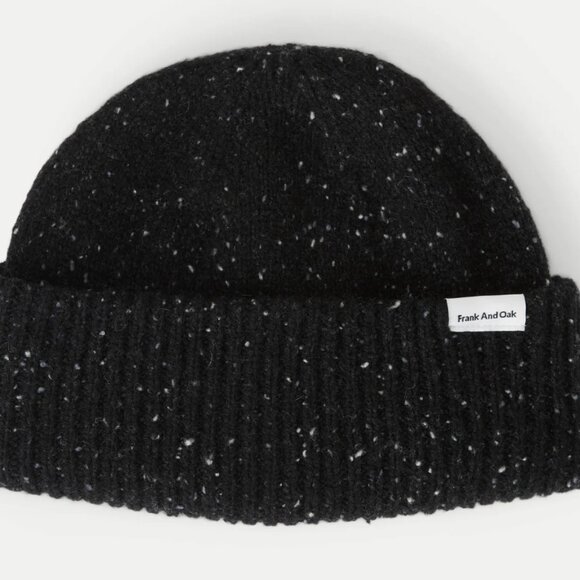 Frank & Oak The Donegal Wool Beanie in Black $89.50 - Picture 1 of 4